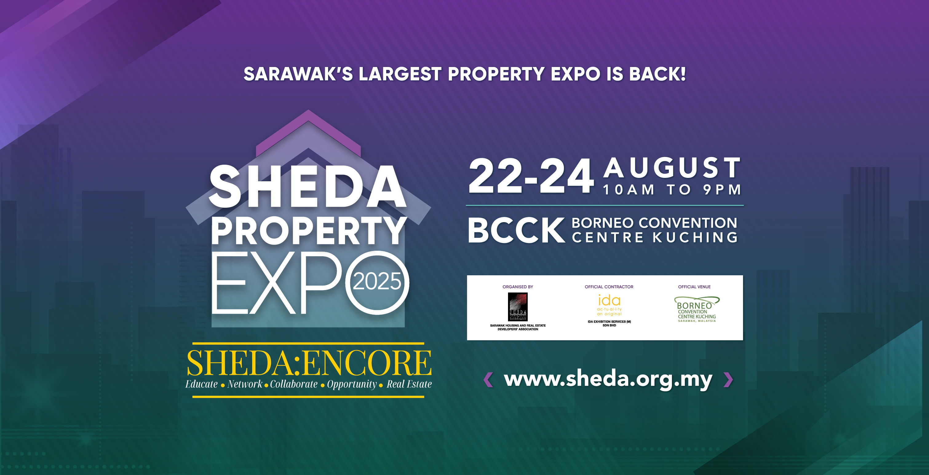 SHEDA Desktop Large Banner